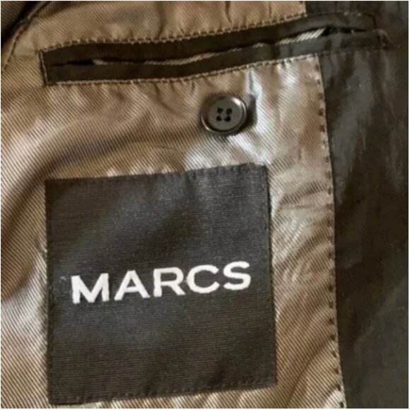 Marcs Black Trench Coat Size XS - Picture 6 of 8